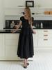 Liel Princess Line Dress (Black)