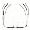 Metal Frame Photochromic Reading Glasses Rectangular Shape Photochromic Lenses Metal-Frame Eyewear Vintage Style