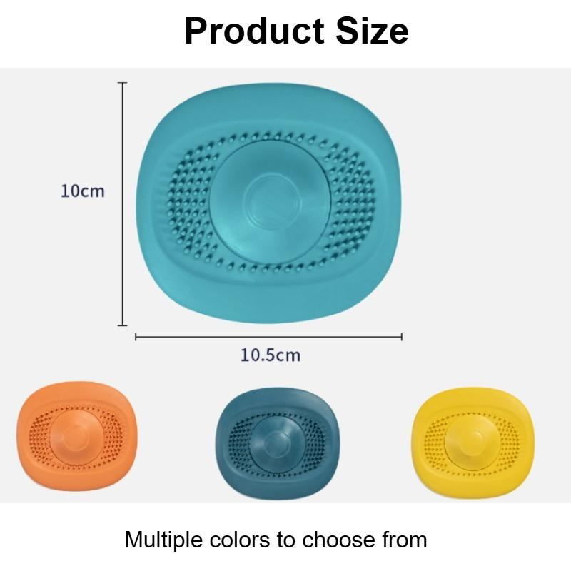 3/6 Stück Abfluss-Set mit Haarfänger - Enthält Badewannenstöpsel, Spülbecken-Filter und Sieb, Geeignet für Zuhause, Abfluss-Haarfänger