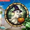 2D Flat Halloween Acrylic Decorative Sign - Hanging Decorations, Perfect for Family, Porch, Garden - Halloween, Christmas, Stay Gifts