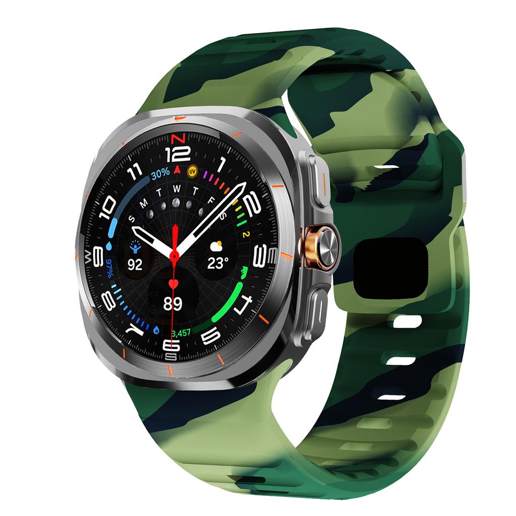 For Samsung Galaxy Watch 7 Ultra Strap 47mm Accessories correa Sport Silicone Bracelet For Galaxy Watch 8 ultra 2026 band 47 mm