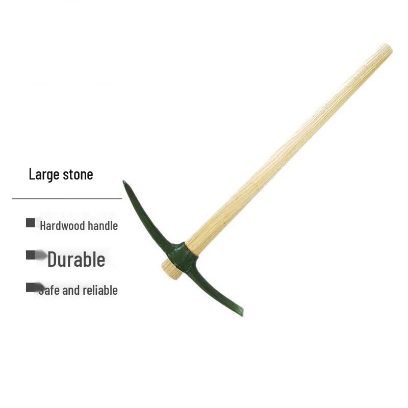 Multipurpose Wooden Handle Pickaxe
