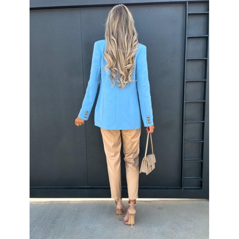 Tooxika New Autumn And Winter Casual Solid Color Double-breasted Suit Jacket