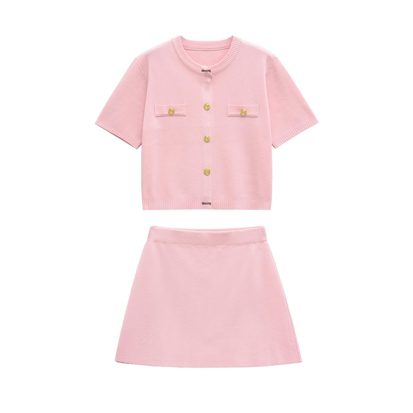 

Spring 2025 Women s Versatile Knit Cardigan - Short-Sleeve, Plain & Fashionable Small