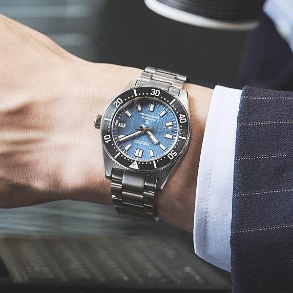 Seiko SBDC165 (PROSPEX DIVER SCUBA 1965 MechanicalDivers Moderní design Save the Ocean Model Pánský kovový pásek)