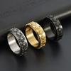 Fashionable Personality Rotatable Scorpion Ring Titanium Steel Retro Men's Niche Stress Relief Ring Jewelry