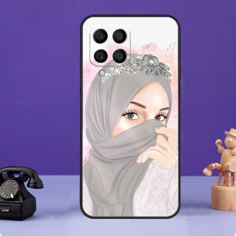Islamic Muslim Hijabi Girls Case For Samsung Galaxy M12 M32 M52 M56 M06 M16 M36 M54 M34 M14 M35 M55 M15 M11 M31 M13 M53