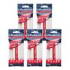 WINNINGSHOT Tough Dry Grip Tape X Red (5-Pack) (White Tape)