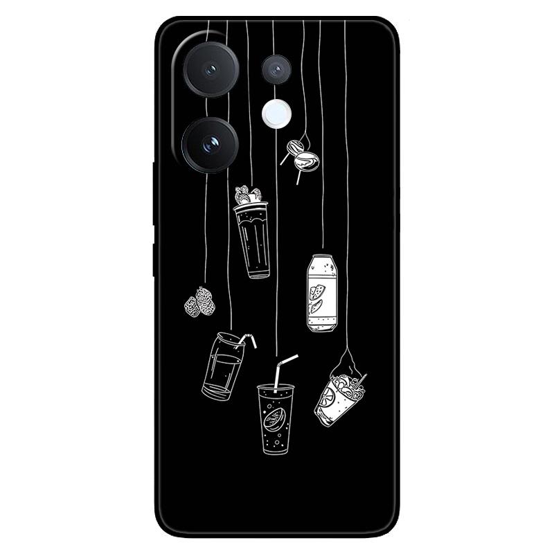 For Vivo V60 5G Soft Silicone Shell Protective Cover Cool Car Animal Cartoon Pattern Phone Case For vivo T4 Pro V60 V60E 5G Capa