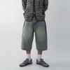 Onl Men Pin Tuck 7 8 Denim Bermuda Pants