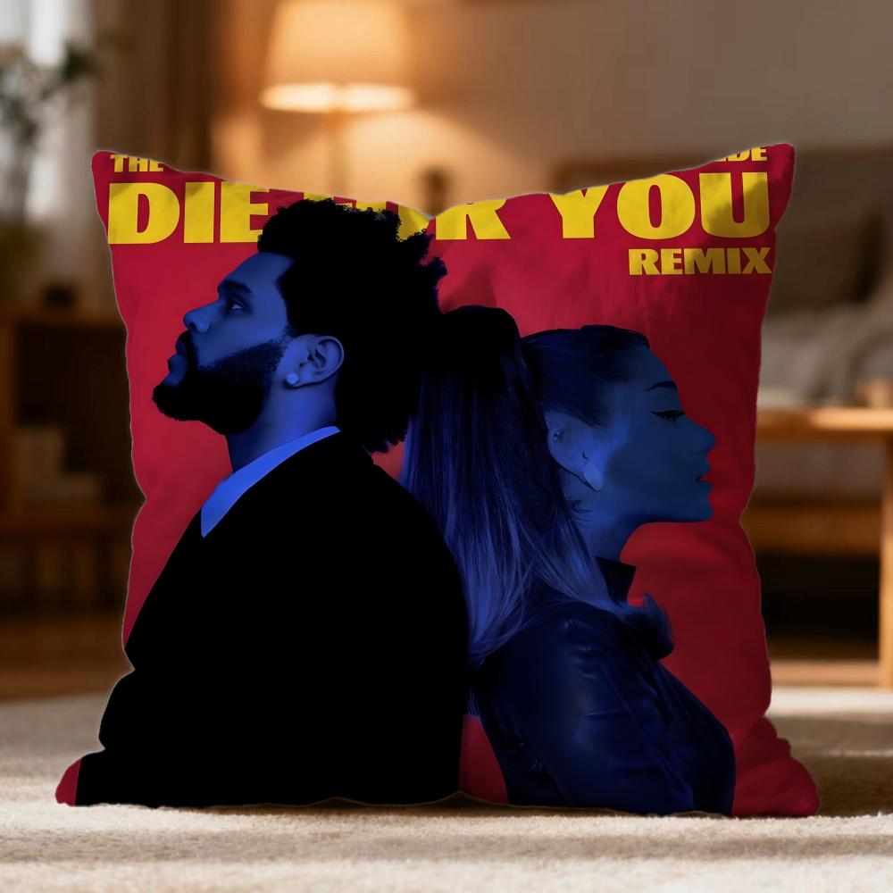 Hot T-Tthe weeknder Cushion Cover Soft Washable Pillow Case Multi-Scene for Couch Bed Travel Office Use