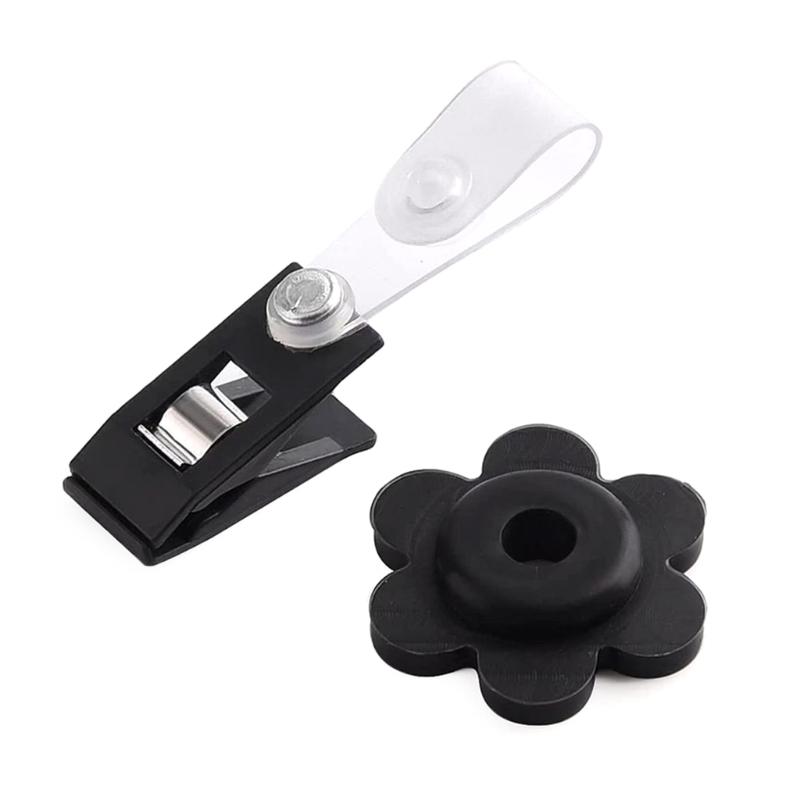 Pack Of 20 Adjustable Yard Flag Holder Clips Practical Flagpole Stand and Plums Blossom Stoppers Garden Decoration