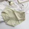 Women's Cotton Underwear Mid Waist Full Coverage Stretch Briefs Soft Breathable Hipster Ladies Panties
