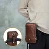 Small Crossbody Bag For Men Genuine Leather Shoulder Sling Bag With Card Holder Waist Pack For Cellphone