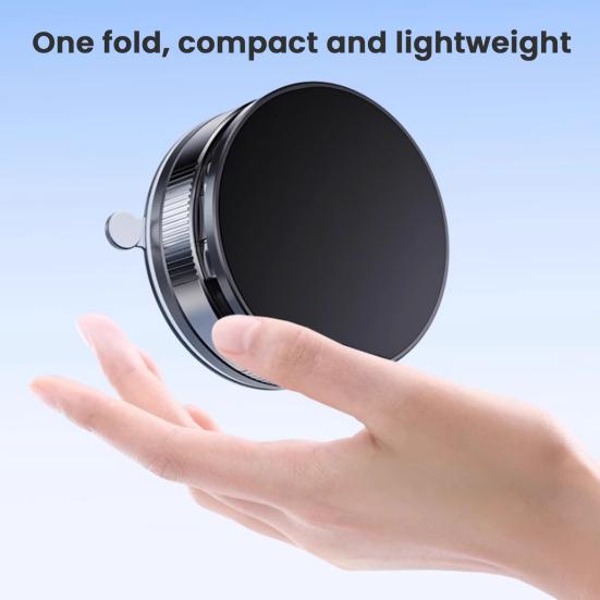 Magnetic Phone Holder Vacuum Suction Stand for Car Gym Kitchen Rotating Foldable Magnetic Holder for Navigation Streaming