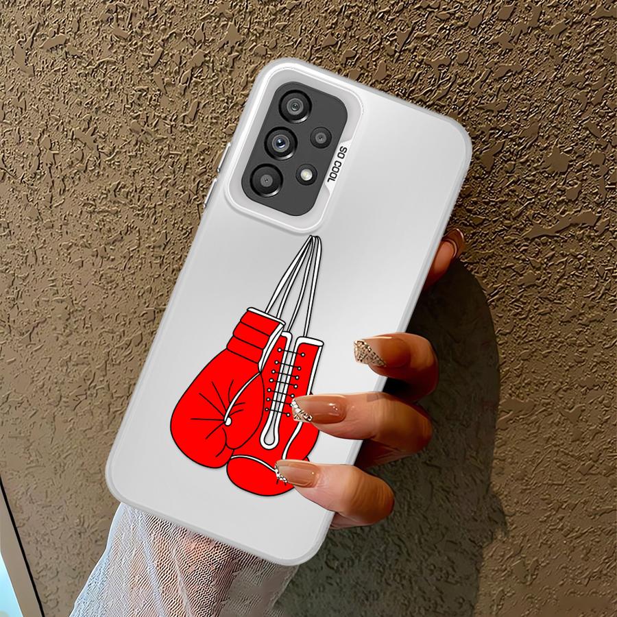 

Soft Cover Case For Samsung For Galaxy A12 A17 A14 A13 A25 A23 A16 A34 A15 A32 A24 Cool Boxing Gloves Galaxy A24 4G