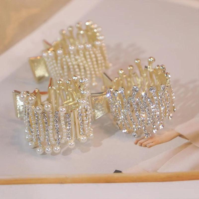 2022 Sommer Promi Haifischzahn-Klammer: Damen Hochsteckfrisur Haaraccessoire