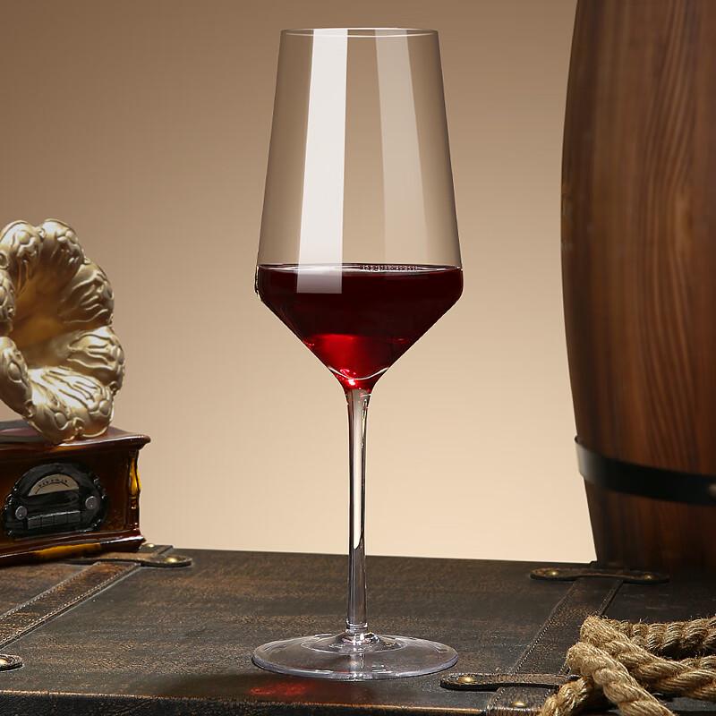 LANGNA Lead-Free Crystal Burgundy Red Wine Glasses