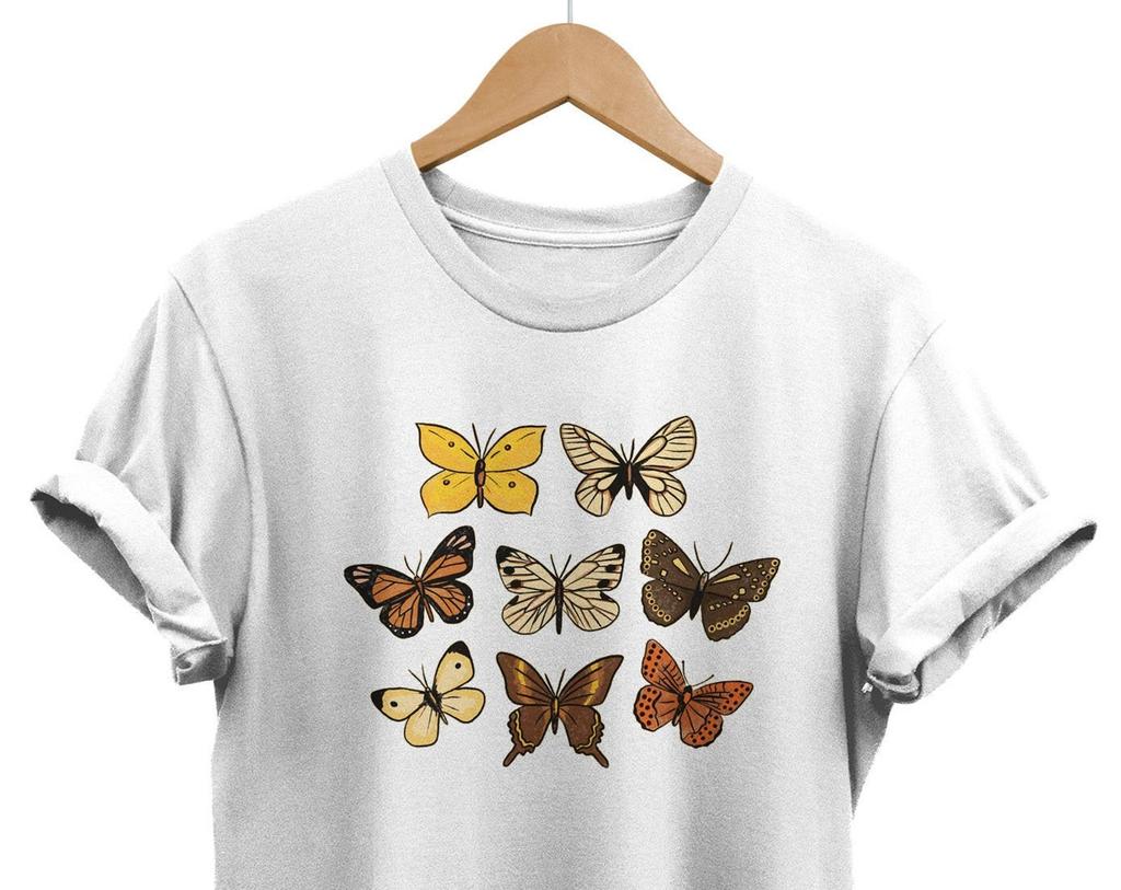 Vintage Butterfly T-Shirt, Grunge Fairycore Graphic Tee