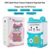 Large Capacity Fingerprint Piggy Bank for Kids - Automatic Money Roll & Birthday Gift