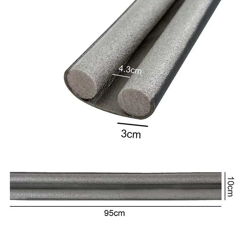 1PC Flexible Under Door Draft Stopper Door Bottom Seal Strip Weather Strip Thicker Anti-Cold Gap Blocker Sealing Weather Strip