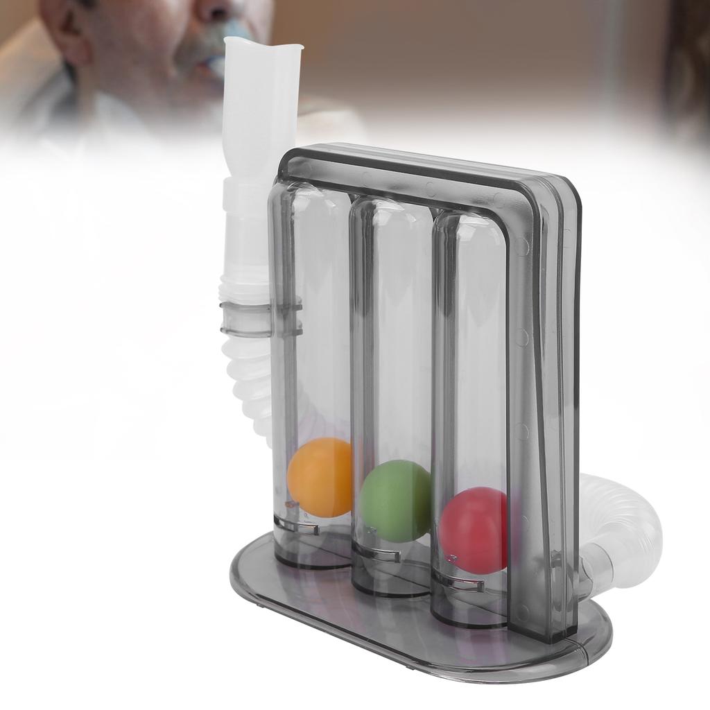 Deep Breathing Lung Exerciser Breathing Exerciser ThreeBall Vital Capacity Training Tool