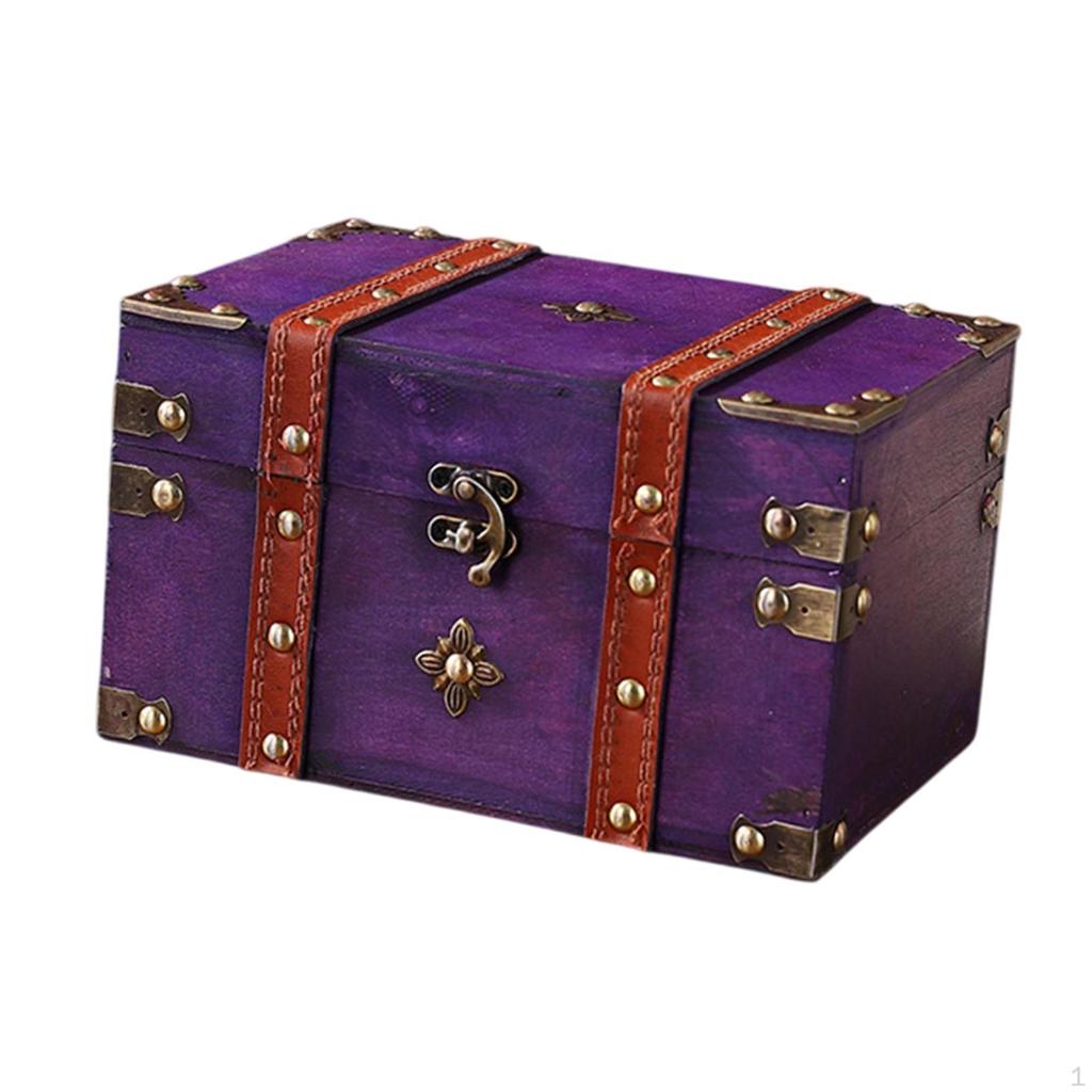 Jewelry Organizer Box Treasure Case Container Trinket for Rings Pendant Charms