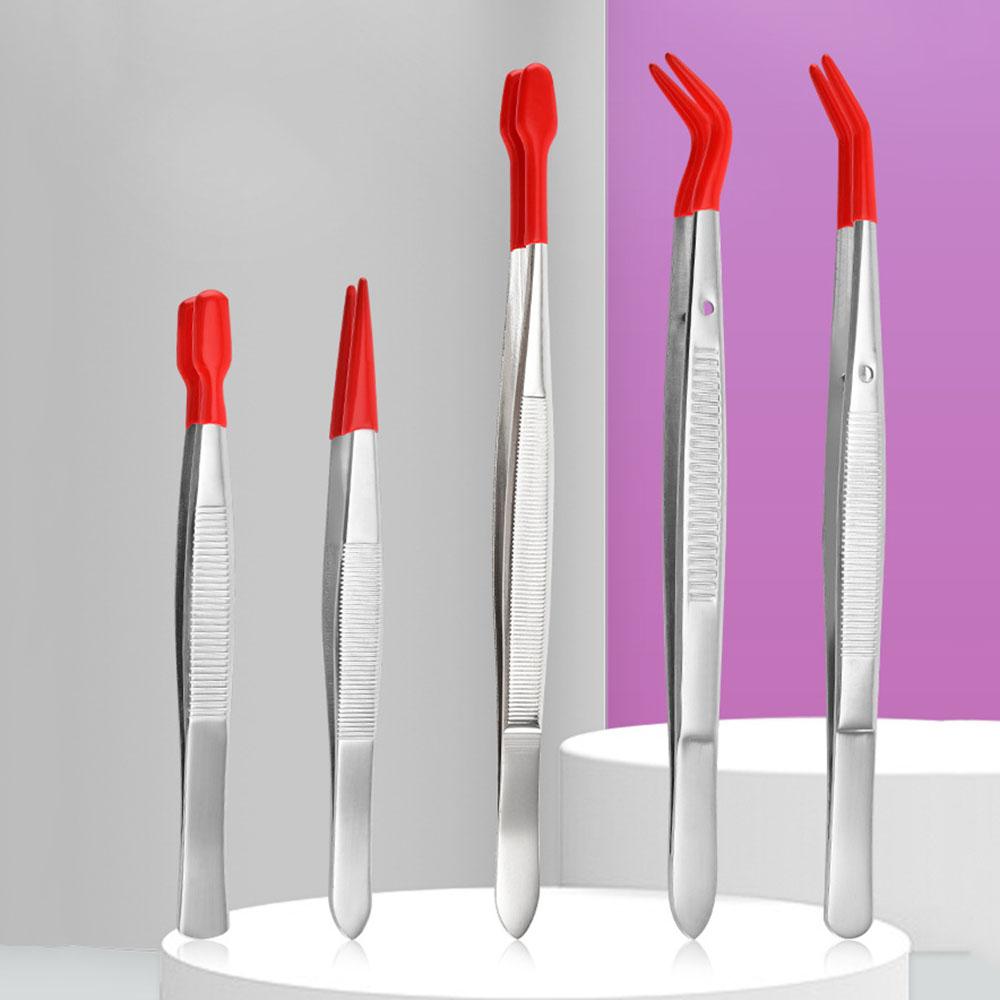 Curved Eyebrow Tweezers Super Hard Beauty Tweezers Stainless Steel Tweezers Pointed For Pet Grooming Eyebrow Trimming Eyelash