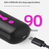 Wireless LCD Straightening Comb with Negative Ion Technology - Dual Use for Straightening & Curling