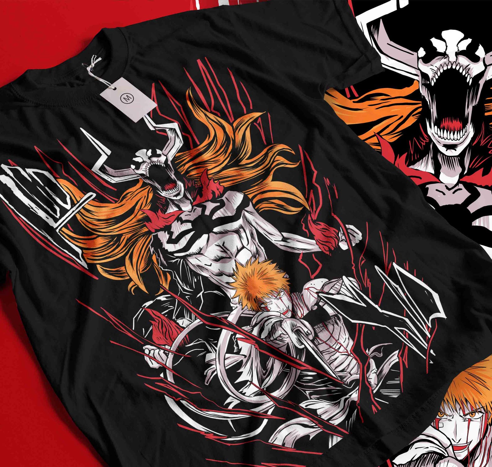 Anime Graphic Tee, Japanese Demon Manga Shirt, Streetwear Apparel 3XL