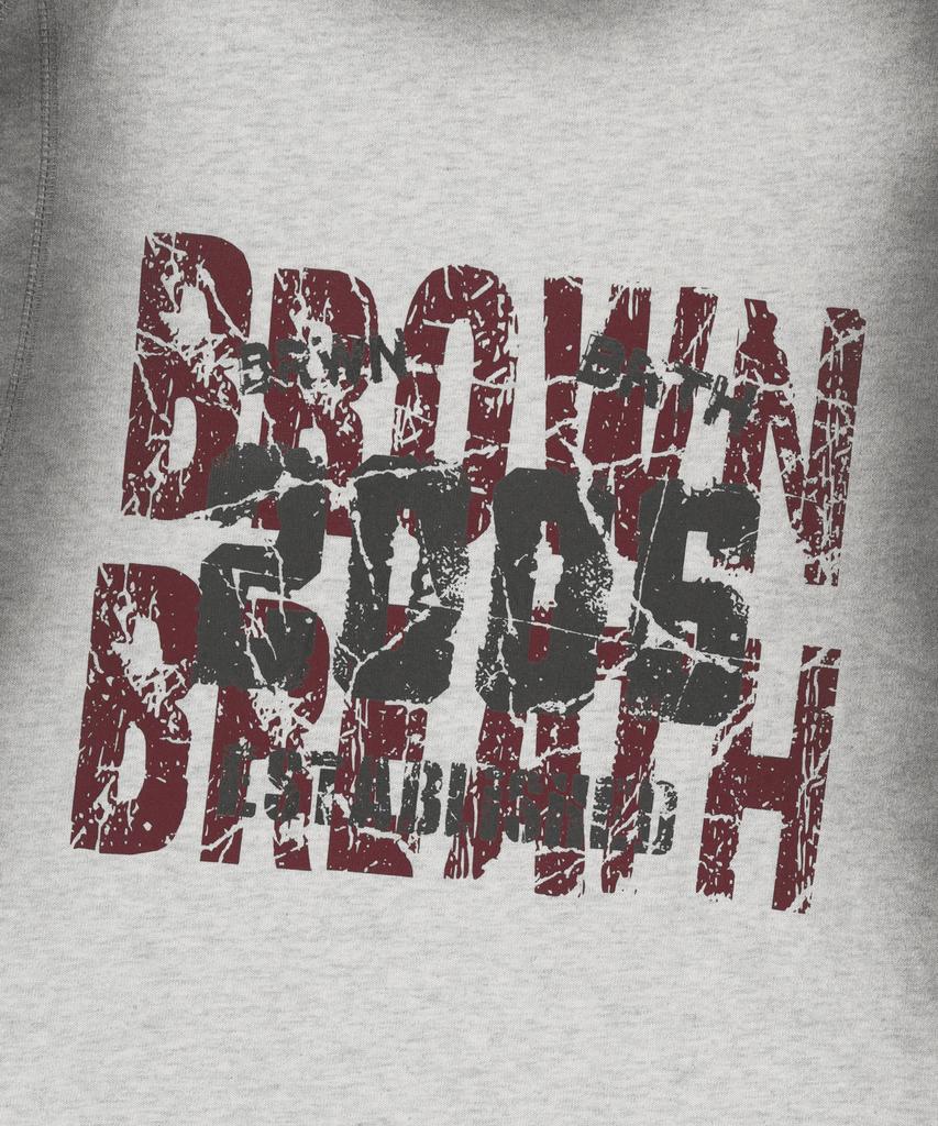 BROWNBREATH Seam Sprayed Tee - Oatmeal
