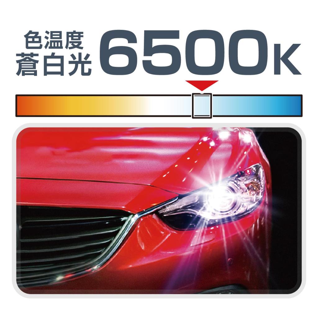 Kashimura NNB-208 HID Headlight Bulb Converts to LED Headlights, Brightness Approximately 4,200 Lumens (1 Light), D4R/S Type, Pack of 2