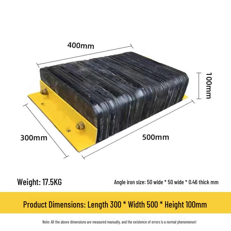 Rubber Anti-Collision Pad Car Stopper for Warehouse Dock and Truck Unloading
