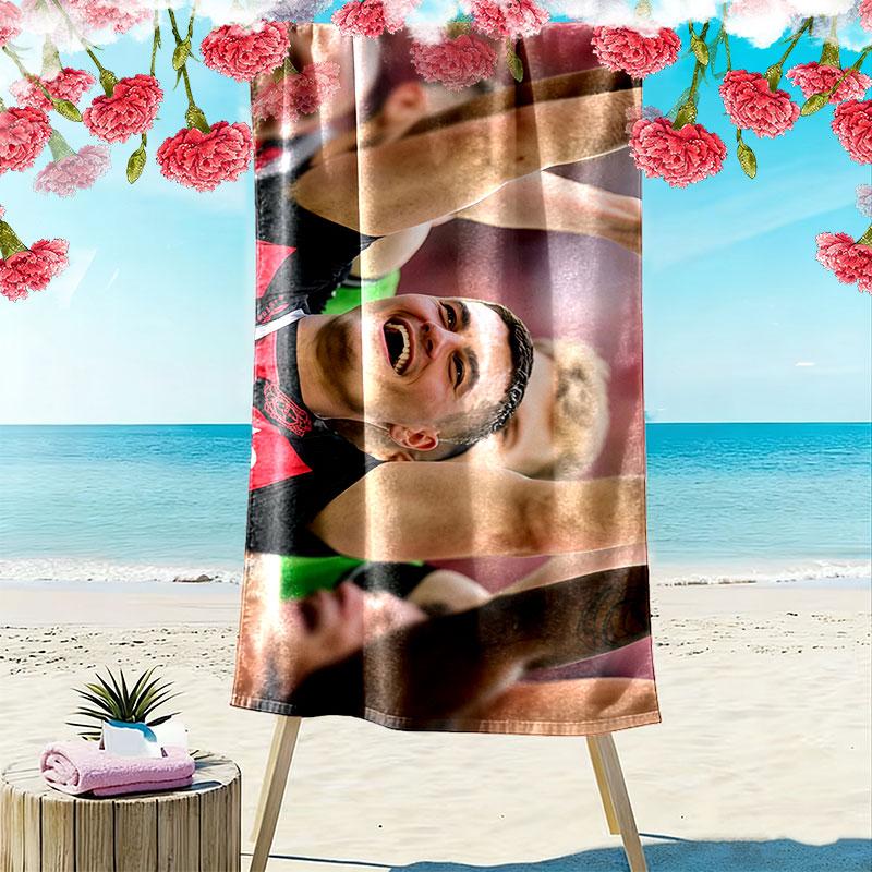 Patrik Schick Print Beach Towel, Large Soft Quick Dry Towel for Beach Camping Swimming