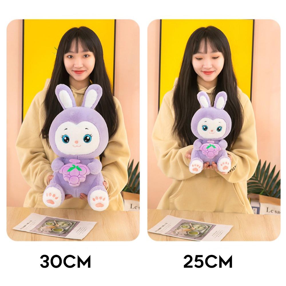 Creative Strawberry Rabbit Plush Toys Fruits Rabbit Stuffed Doll Kids Gifts