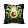 Pillow Cover Chimpanzee Banana Design Cushion Cover Novelty Pillow Case For Living Room Chair Pillowcases