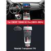 Anti-scratch Car Interior Center Console Media Dashboard Navigation TPU Protector Film For CHERY TIGGO 5X PRO   2024