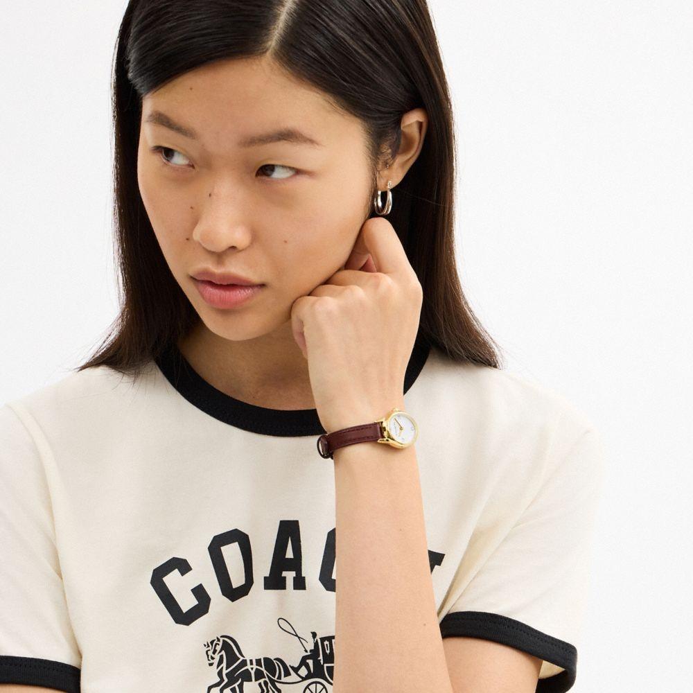 Coach Talia Watch  22 Mm Caz12 Dark Wine