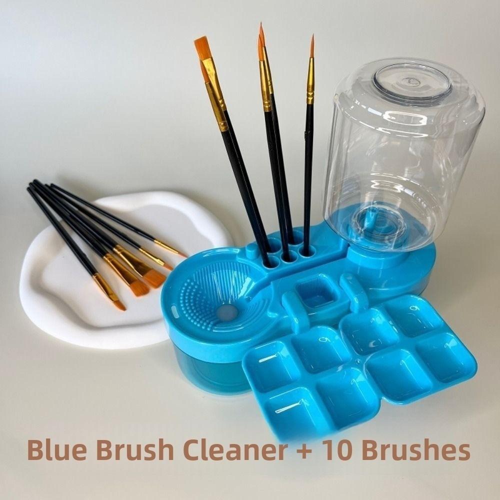 Automatic Cleaning Paint Brush Cleaner Drain Button Paint Brush Washer  Acrylic Painting