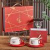 Wedding Bone China Couple Coffee Cup Set