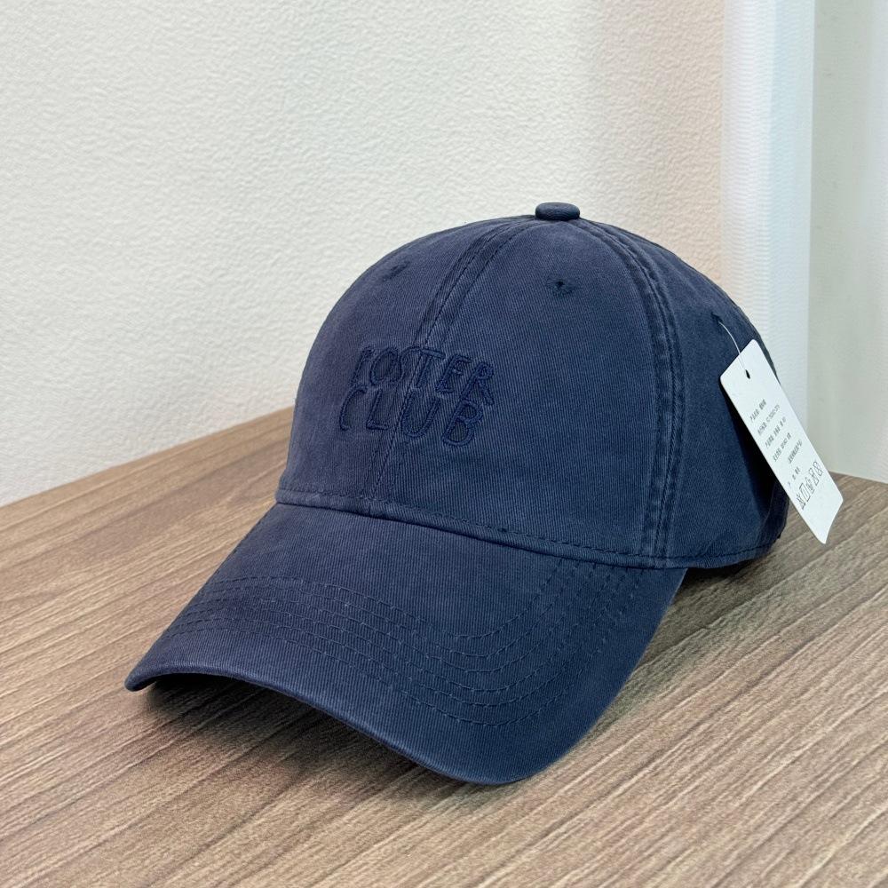 Fashion Hat Autumn and Winter Embroidery Baseball Cap Korean Version Casual Cap Versatile Men's Sunscreen Hat Soft Top Cotton Cloth Sun Hat Women