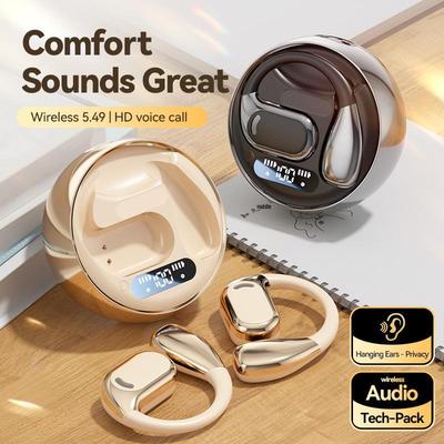 M76 Bone Conduction Open-Ear Wireless Sports Earphones - Nature Sound, Long Battery Life.