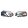 Rearview Mirror Cover Reversing Mirror Frame Chrome Rain Eyebrow Frame Decorative Sticker For Mitsubishi Outlander 2013-2018
