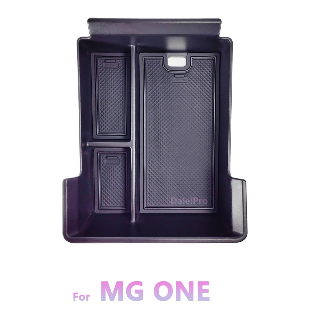 For MG One Armrest Storage Box Center Console Organizer Tray Storage Box Silicone Phone Holder Pad Car For MG One Accessories