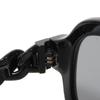 Used 10097 Square Shape Butterfly 5465-QA c.888/T8 7968 Polarized Patent Leather Chain COCO Mark Black Women's from