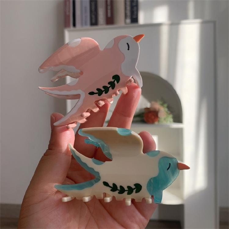 Elegantní spona do vlasů vlaštovka pro dospělé a studenty Stylingová spona Držák na culík Dámská Ins Styl Silná spona