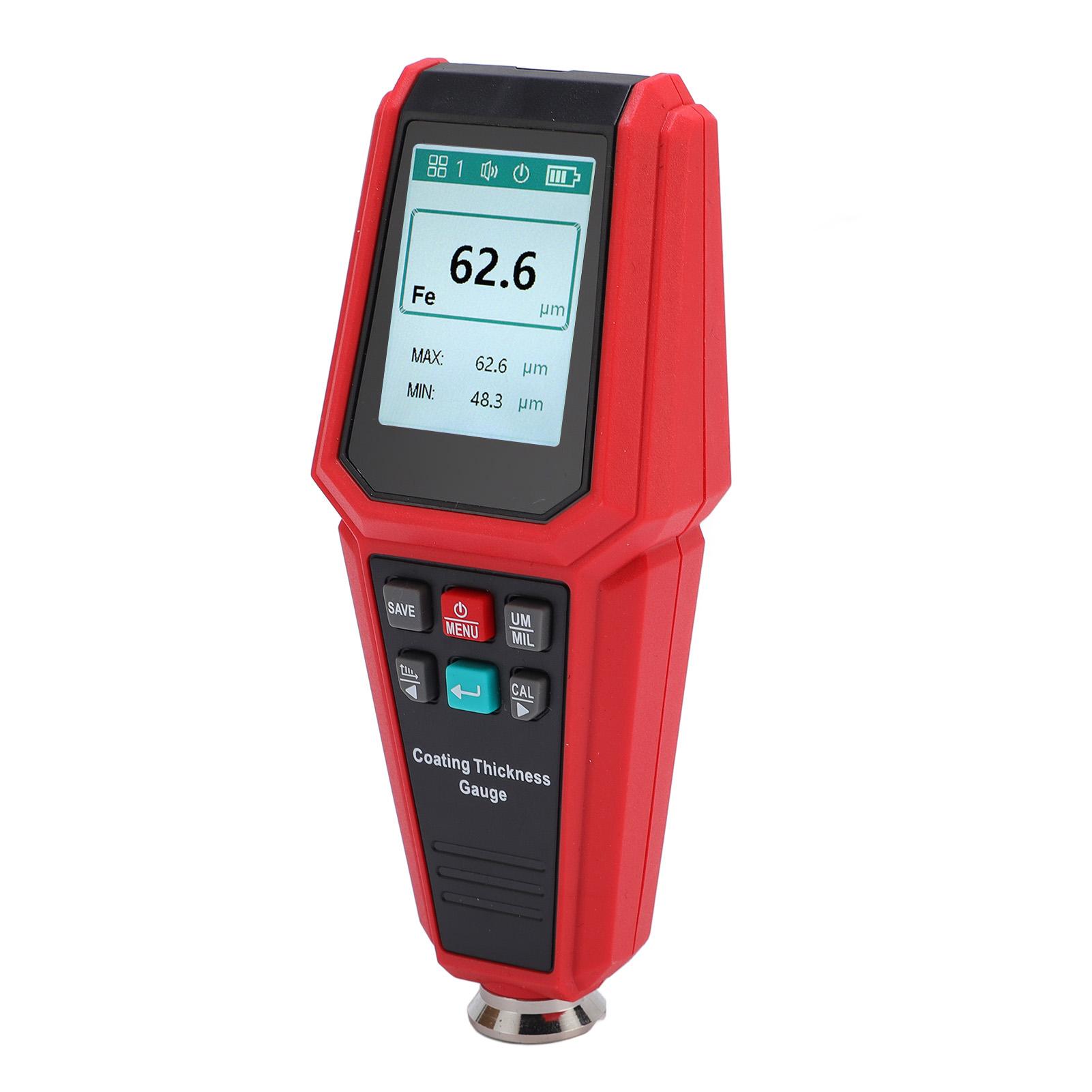 Coating Thickness Gauge Digital Car Paint Tester High Accuracy Automatic Meter HT616 ABS