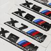 AAAQT1 Silver Grey Black COMPETITION Bar Underlined Emblem for BMW X1M X2M X3M X4M X5M X6M X7M X8M Thunder Edition Car Trunk Sticker