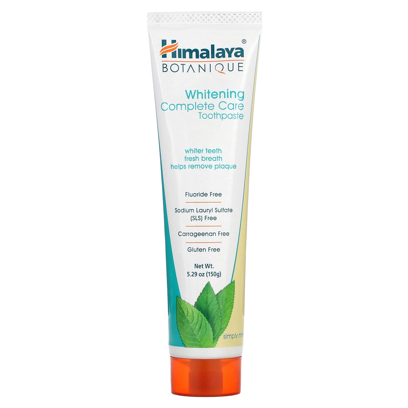Himalaya, Botanique, отбеливающая зубная паста Complete Care, Simply Mint, 150 г (5,29 унции)
