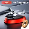 LANGJING Solar Car Air Freshener Perfume Helicopter Interior Decoration Rotating Aromatherapy Perfume Diffuser
